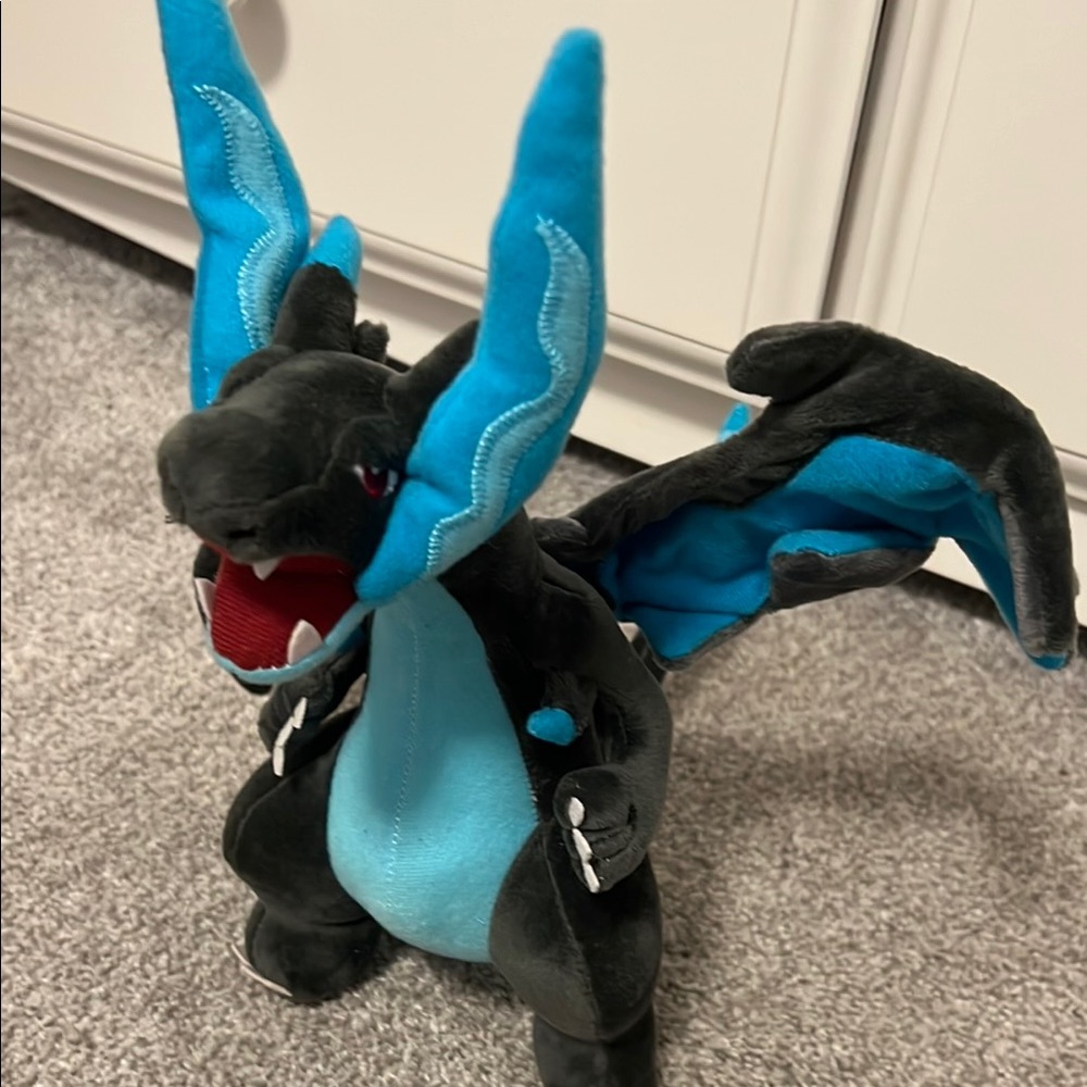 Pokemon Center Mega Charizard X 14" Poké Plush